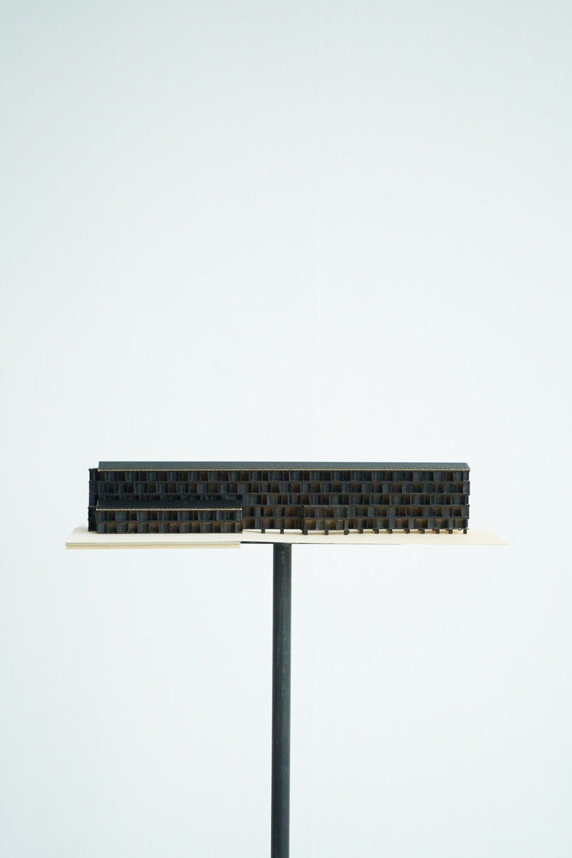 Model af tørreladen 1:200