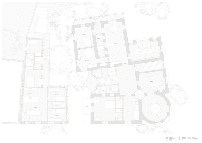 1:50 1st floor plan, Project drawing