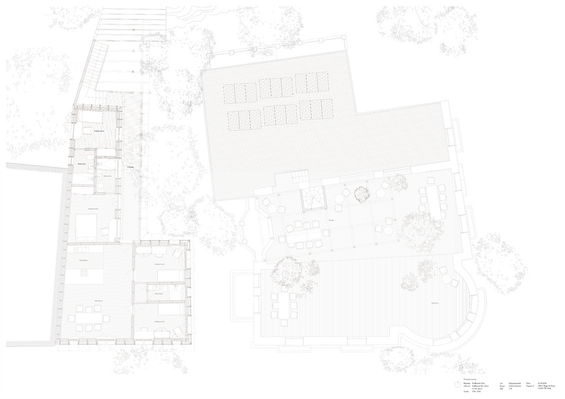 1:50 2nd floor plan, Project drawing