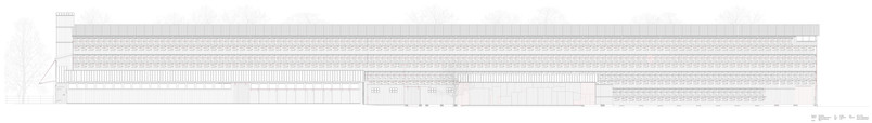 Forslagstillende - Øst facade 1:50