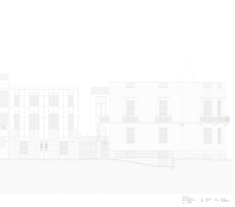 1:50 elevation A, Project drawing