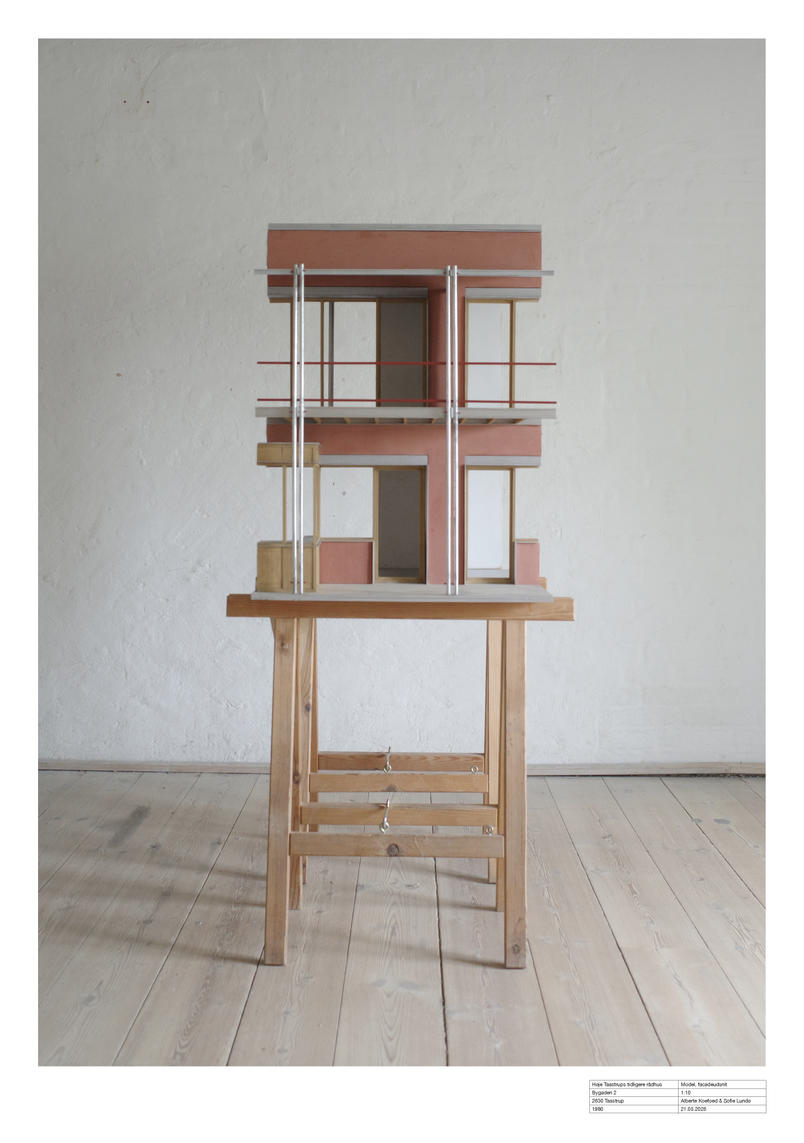 Model af indre facade