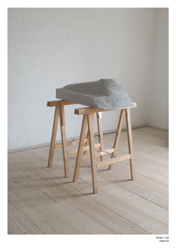 Model 1:20 - Støjvold