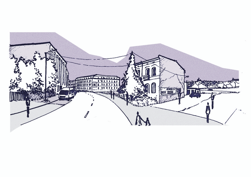 Characteristics of Gliwicka Street