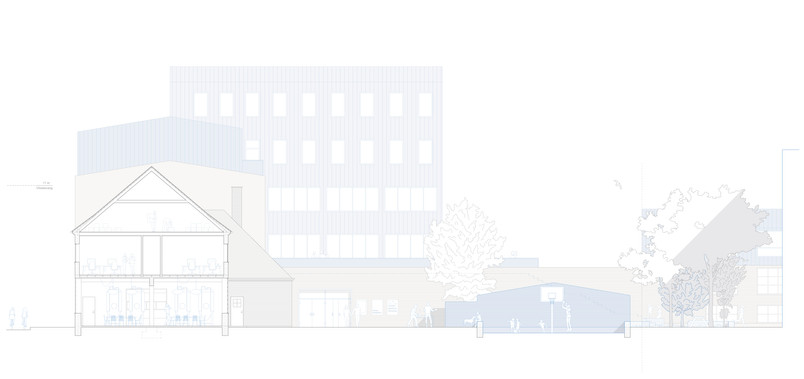 Snit gennem Baggården