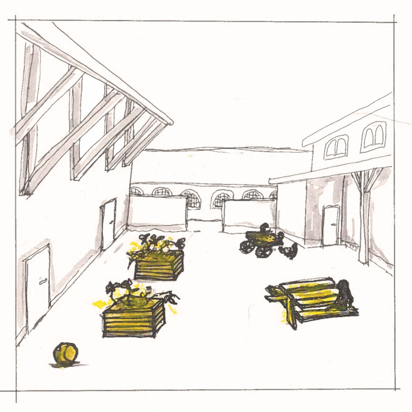Situation 2: Barnhouse garden