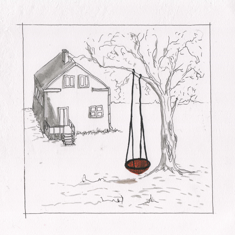 Situation 5: Swing of autistic kid left behind, due to family being re-transferred. (Rejection Centre Avnstrup)