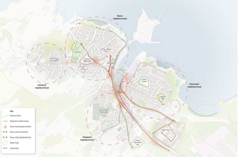 analysis map of Holyhead