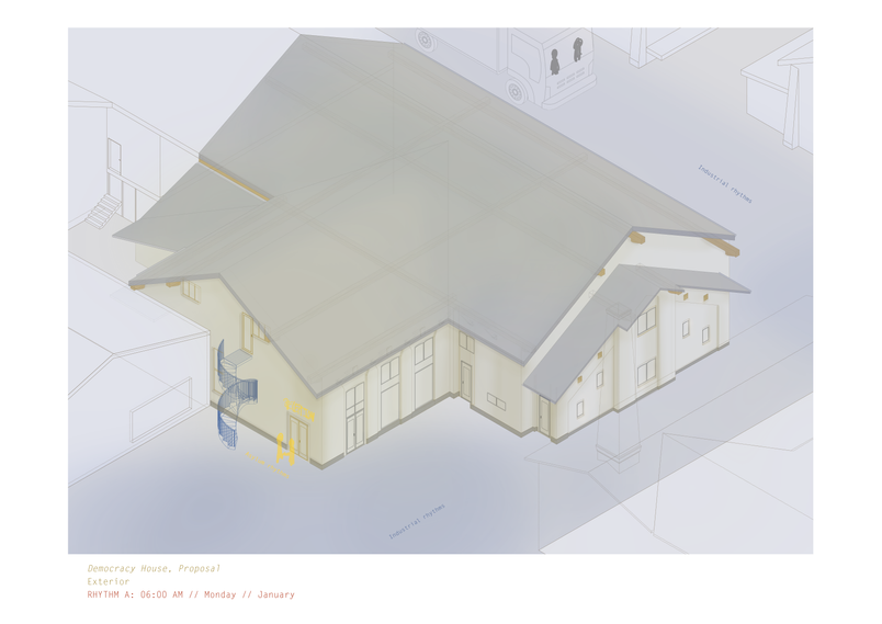 The Democracy House, Rhythm A (Proposal)