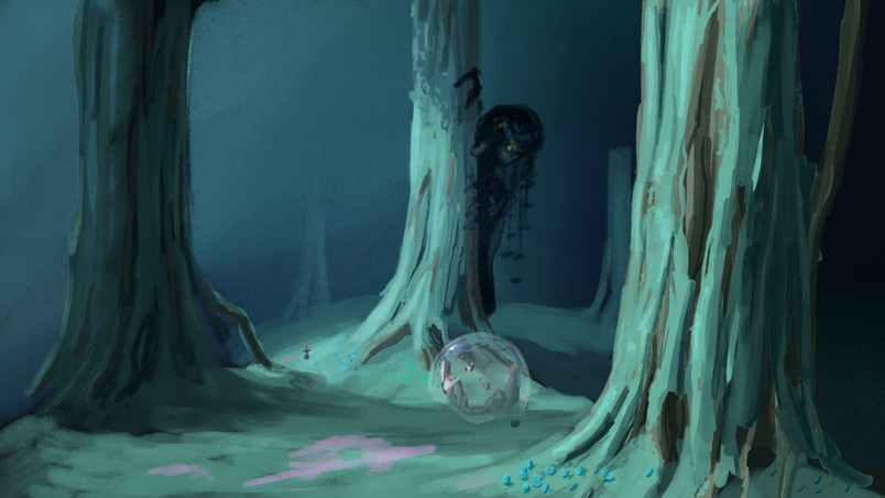 Concept art of a Forest