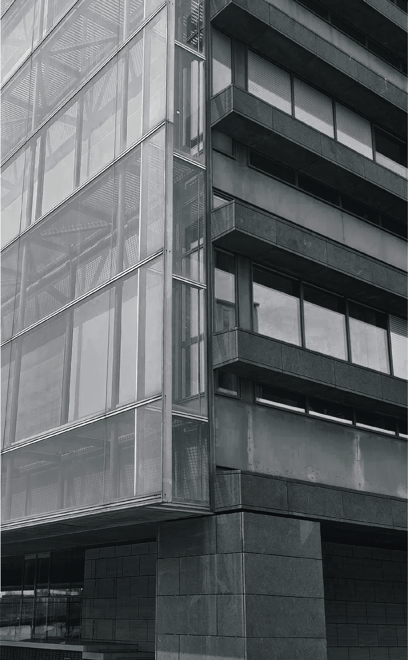 Glaskuben Corner Detail