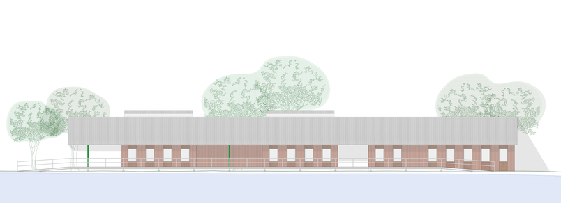 Visitor's centre elevation