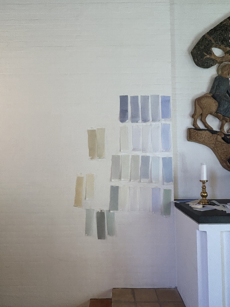 Colour studies on site