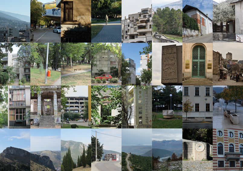 Many photos from the city showcasing fieldwork.