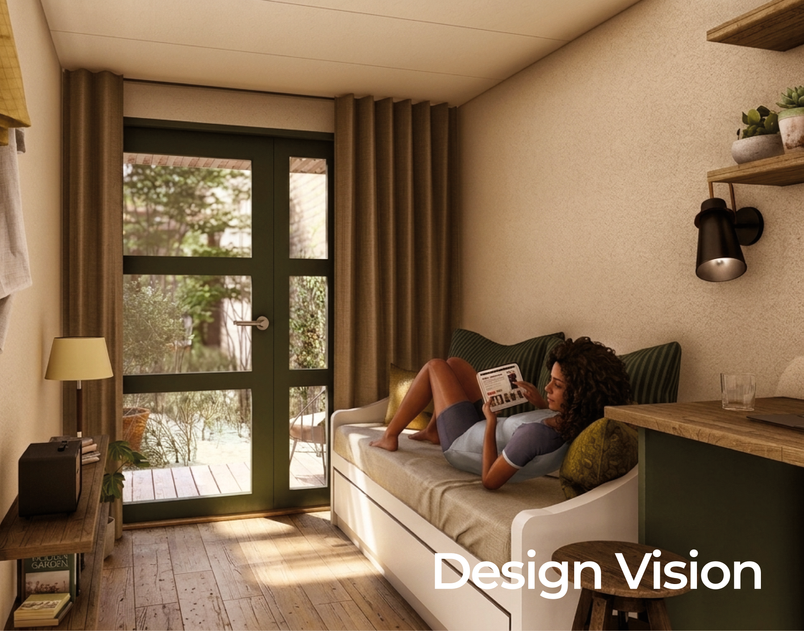 Design Vision_Temporary Student Housing_Interior