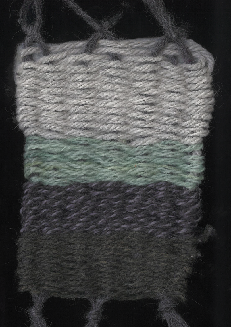 Woven analytical sample for Case C illustrating relational and craft-based care embedded in ongoing supplier relationships and collaborative making practices. The tactile variation in texture and density reflects forms of responsibility that are materially present but difficult to capture through formal sustainability documentation.