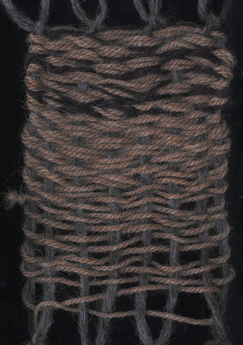 Woven analytical sample developed from Case A's reflections on long-term supplier relationships. The gradual increase in weave density and integration represents relational responsibility built over time through guidance and continuity rather than transactional compliance alone.
