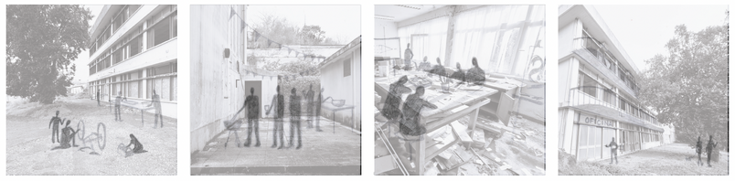 Sketches of Different Usages of the Lab Building