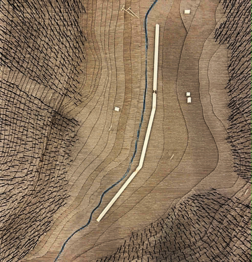 Sitemodell 1:500