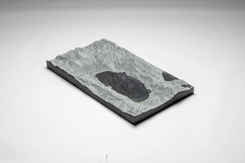 1:30 000 Territorial Ohrid UNESCO WH region model 