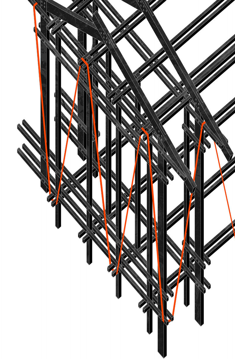 detail of the structure 