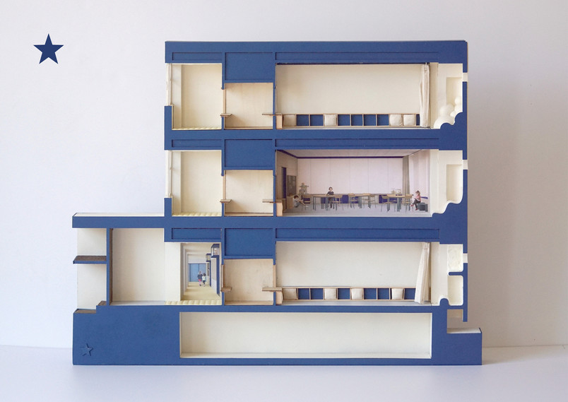 Model of the school's new Classrooms