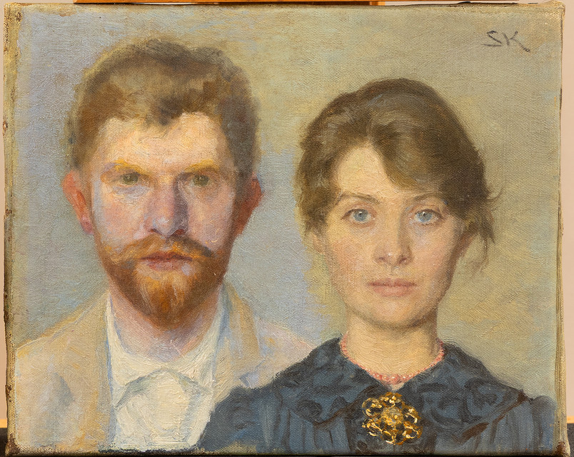 Double Portrait of Marie and P.S. Krøyer (1890)