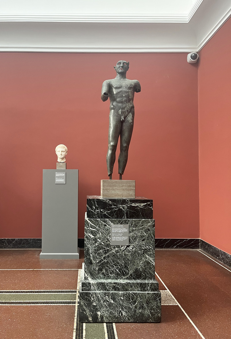 Photo of sculpture display at Ny Carlsberg Glyptotek
