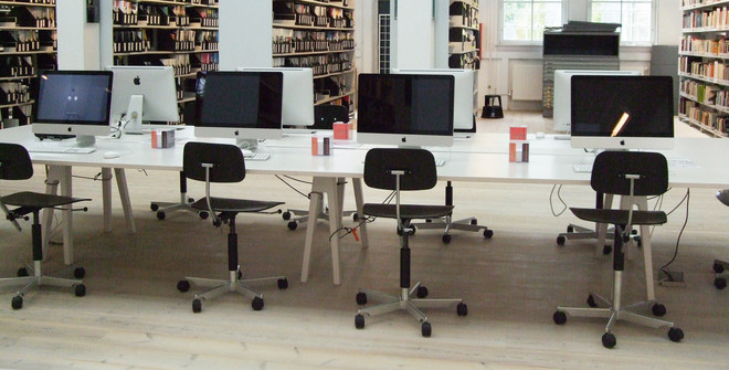 Computers at the Library (Photo: D.Bendtsen)