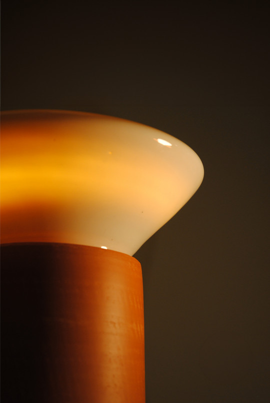 A close-up of the prototype. 
