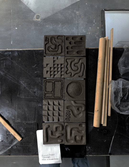 Process of workshop material
