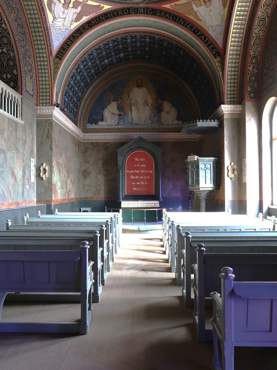 Hospital church interior 2025