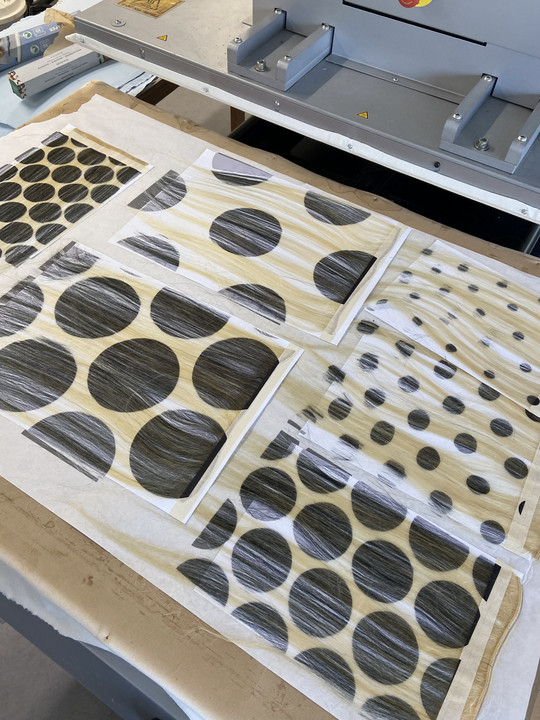 Hair print process 