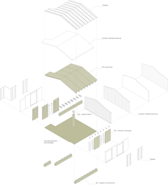 Exploded isometric view
