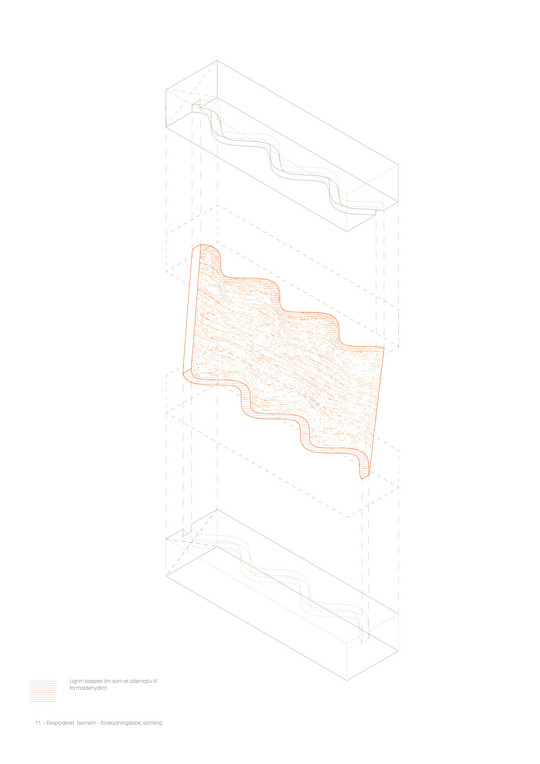 shear block in a gridshell construction