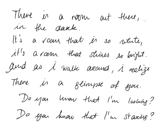 poem describing experience of installation