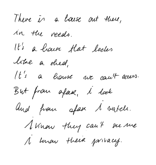 poem describing experience of installation