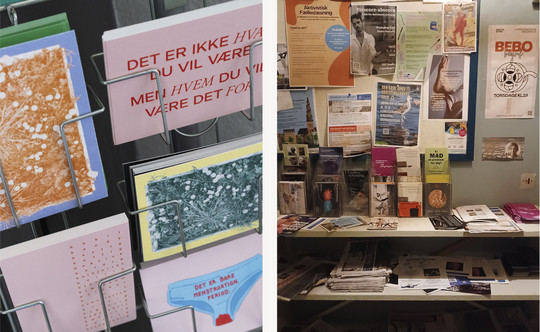 Staged postcards and zine