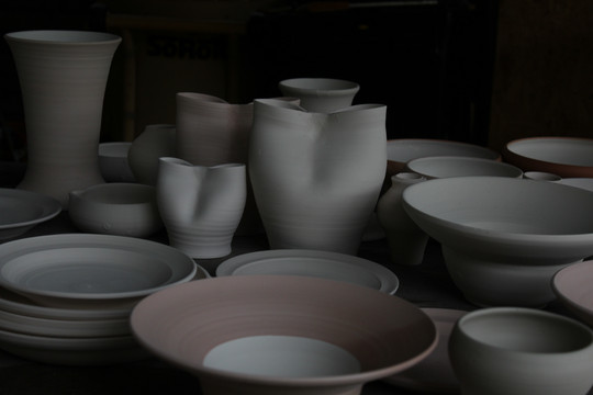Unglazed ceramics