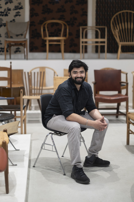 As pictured in the Royal Danish Academy's chair collection. Photo: Nana Reimers.