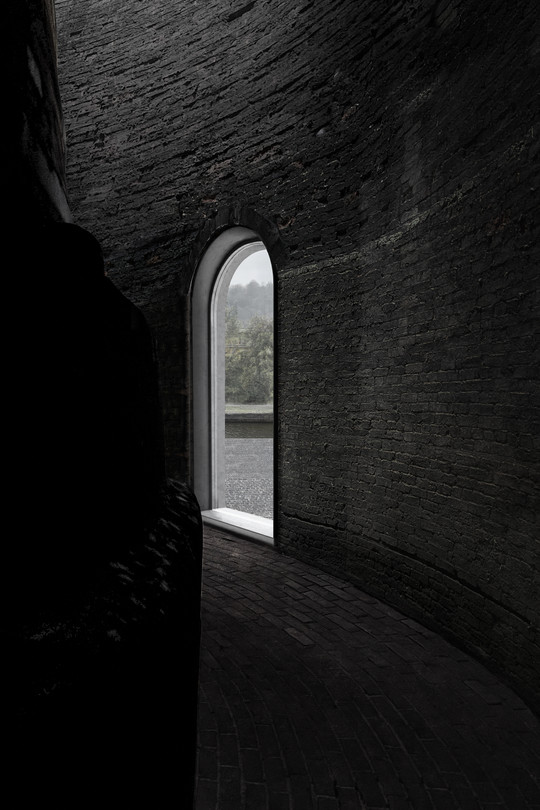 Rendering: Bottle Oven interiør
