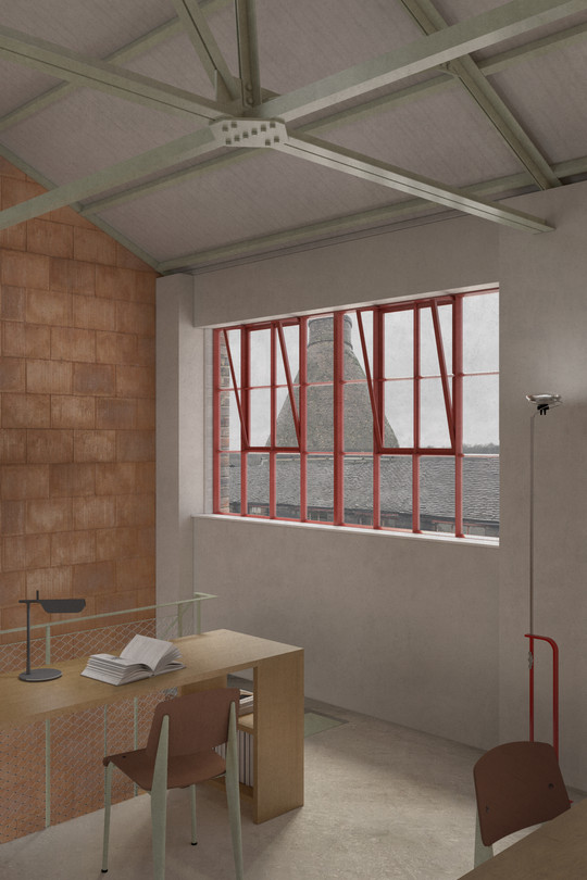 Rendering: Studiolejlighed