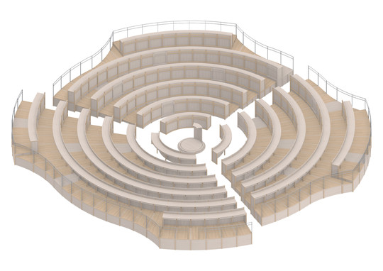 Isometric view of the intervention in full