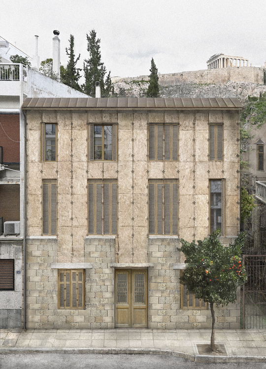 Transformation of existing facade, Visualization