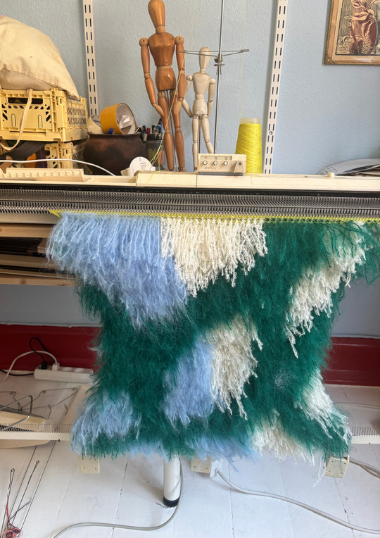 Domestic knit, fringe