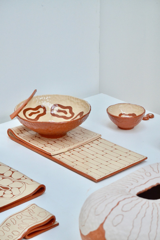 Ceramic pieces