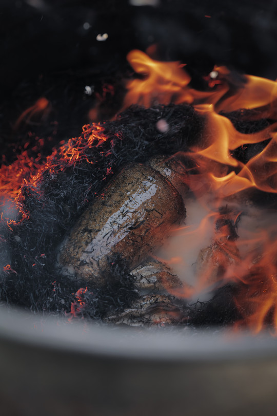 Raku firing