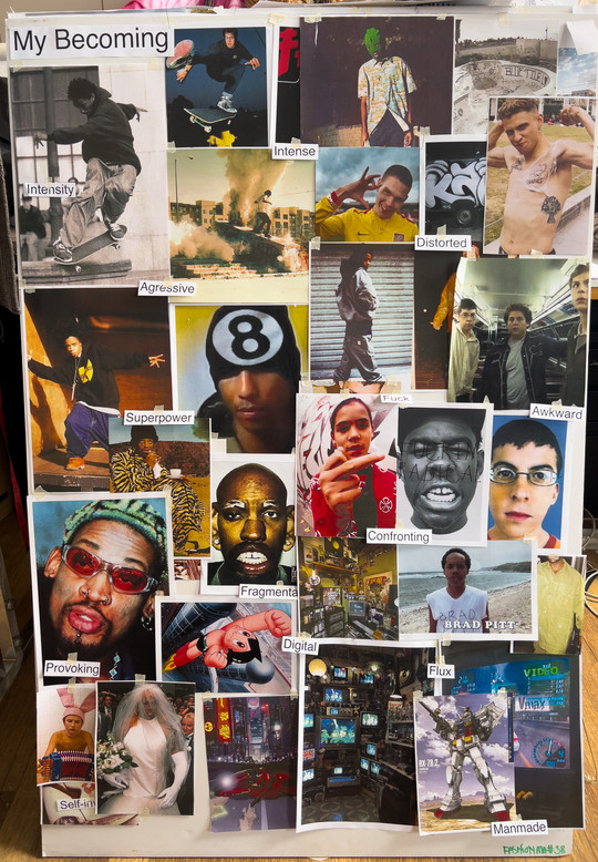 My Becoming. This is a collage of all my underground influences.
