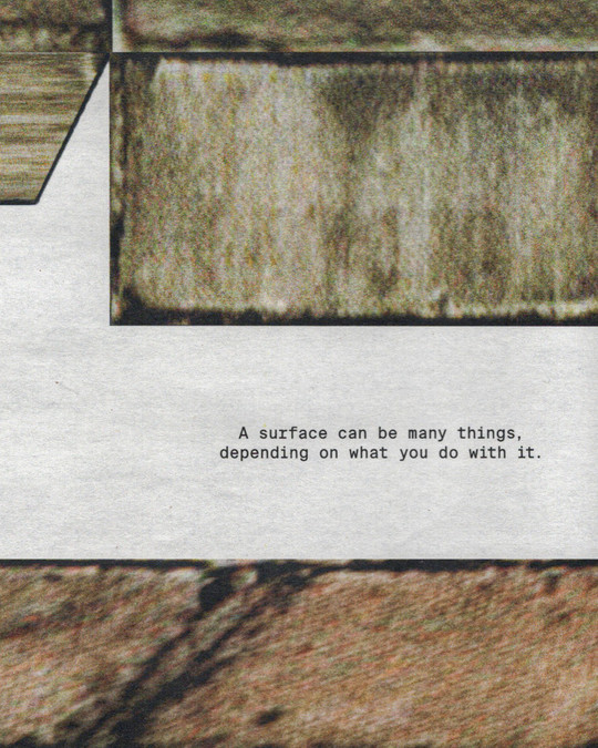 Exhibition leaflet detail