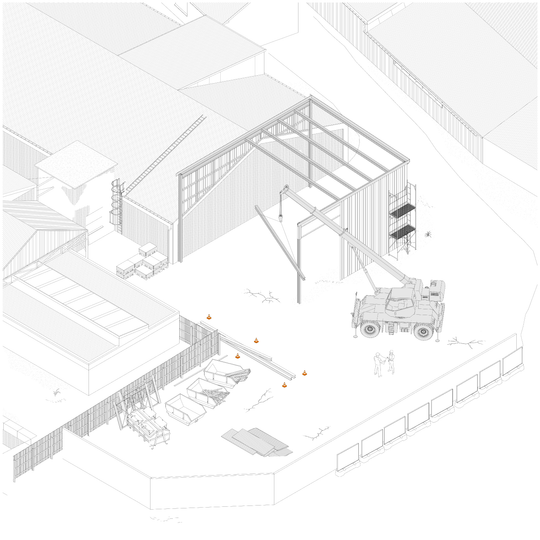 Temporary Shed Disassembly